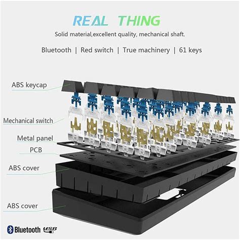 Royal Kludge Rk Rk Tri Mode Hot Swapable Rgb Mechanical Gaming Keyboard Red Switch Simple