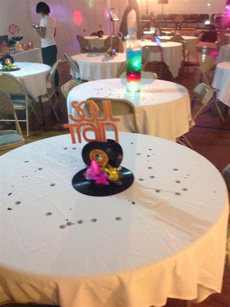 Recordalbum Centerpiece 70s Birthday Party Ideas 70s Theme Party