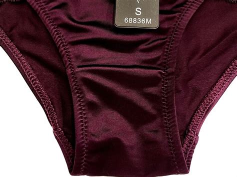 Women Shiny Smooth Polyamide Satin Lace Sexy Cheeky Bikini Panties Underwear EBay