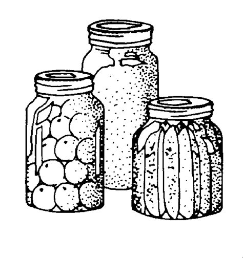 Can Food Clip Art Coloring Pages Sketch Coloring Page