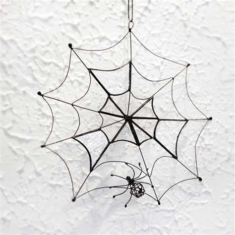 Silver Spider Web Decoration $38.99 | Artkvarta