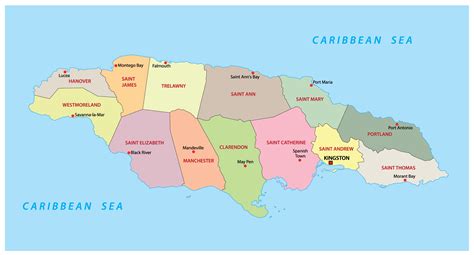 Map of Jamaica