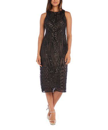 Loving This Black Nude Embellished Midi Dress Petite On Zulily Zulilyfinds Embellished
