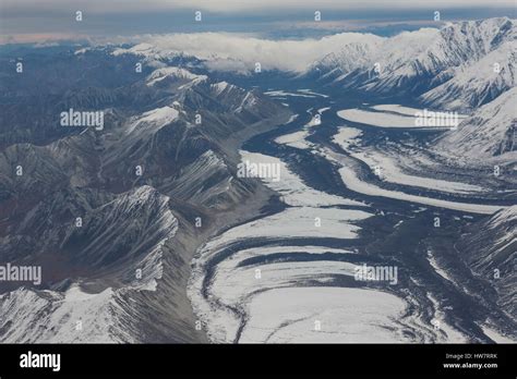 Muldrow Glacier In Denali National Park Alaska Stock Photo Alamy