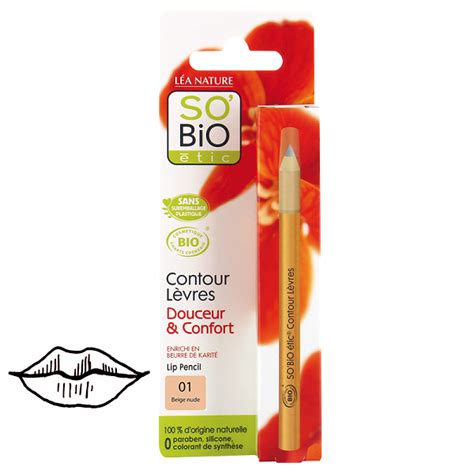 Crayon Contour des Lèvres BIO beige nude Naturel SO BIO Maquillage BIO Natureo Shop
