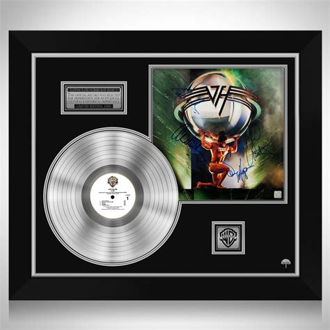 Van Halen 5150 Platinum Lp Limited Signature Edition Custom Frame Rare T