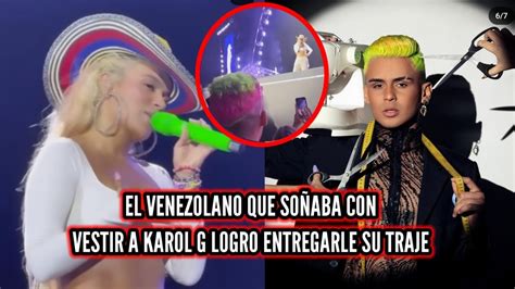 Karolg le agradeció y felicitó a Joven venezolano por el regalo que