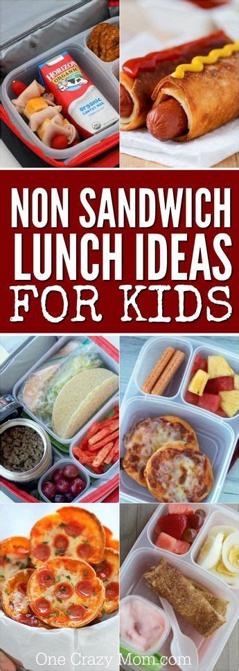 If Your Kids Are Tired Of Sandwiches Check Out These Ideas 20 Non