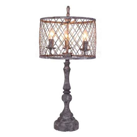 9 French Country Lamps For Every Price Point Metal Table Lamps Grey Table Lamps Traditional