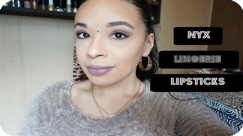 Nyx Lingerie Lipsticks First Impressions And Swatches