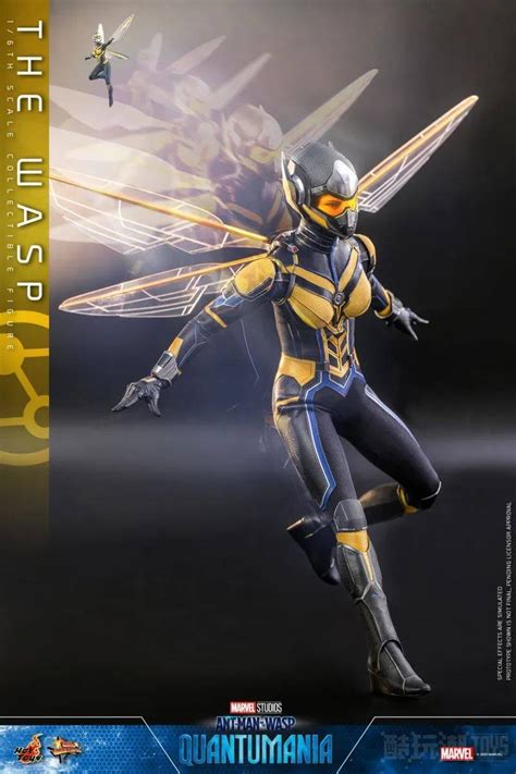 Hot Toys蚁人与黄蜂女量子狂潮黄蜂女The Wasp1 6 比例收藏级人偶 酷玩潮CHAO
