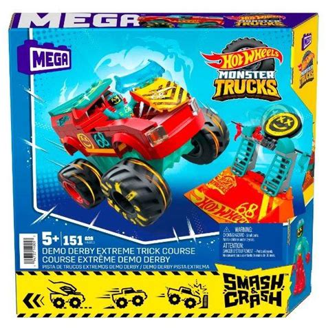Mattel Mega Bloks Hot Wheels Monster Truck Konstravimo Rinkinys Modelis Hng Ema Kaina