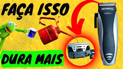 Como Desmontar E Montar Maquina De Cortar Cabelo Mondial E Lubrificar