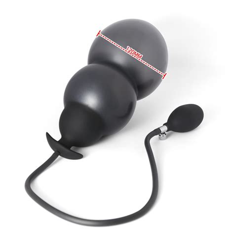 Plug Anal Bombeamento Inflável Triple Insertion Chastity