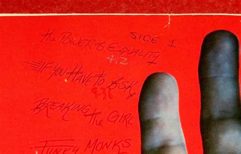 00717こ3F ROCK LP RED HOT CHILI PEPPERS BLOOD SUGAR SEX MAGIC EU Orig 1991 キズ レッドホットチリペッパーズ 送料