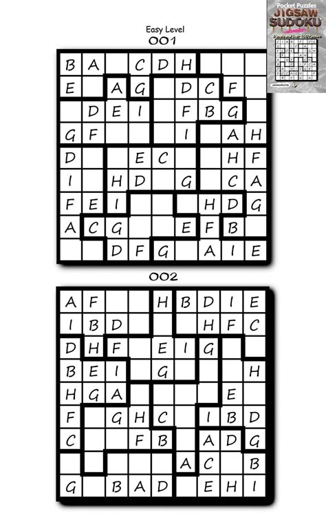 Jigsaw Sudoku Printable