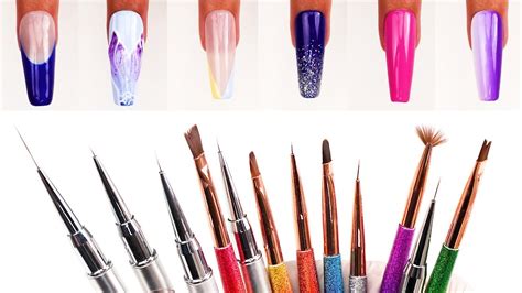 How To Use Nail Art Brushes To Create Amazing Design Melodysusie Youtube