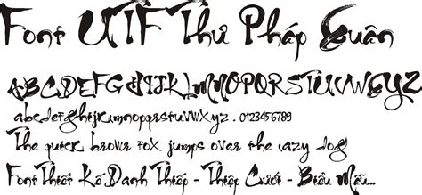 Font Thu Phap
