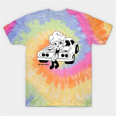 Hot Rod Hottie Hot Rod Cartoon Girl On Hot Rod Hot Rod Girl T Shirt TeePublic
