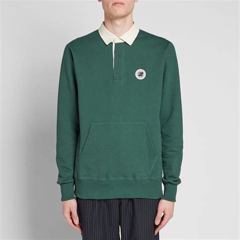 Aimé Leon Dore Kanga Rugby Shirt Green End