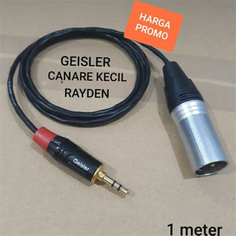 Jual Kabel Canare Meter Hp Ke Mixer Jack Akai Trs Mm To Xlr Male W