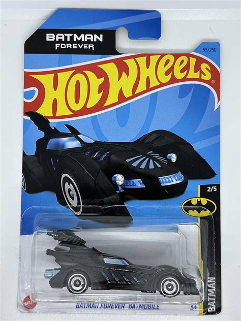 Amazon Hot Wheels Batman Forever Batmobile Black W Blue Batman 2 5 55 250 Mint