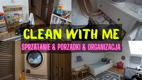 CLEAN WITH ME Motywacja do sprzątania Sprzątanie sypialni i pokoju