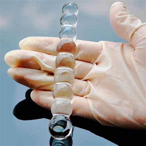 Buy Wholesale China Beads Balls Glass Anal Dildo Butt Plug Fake Peniss Crystal Artificial