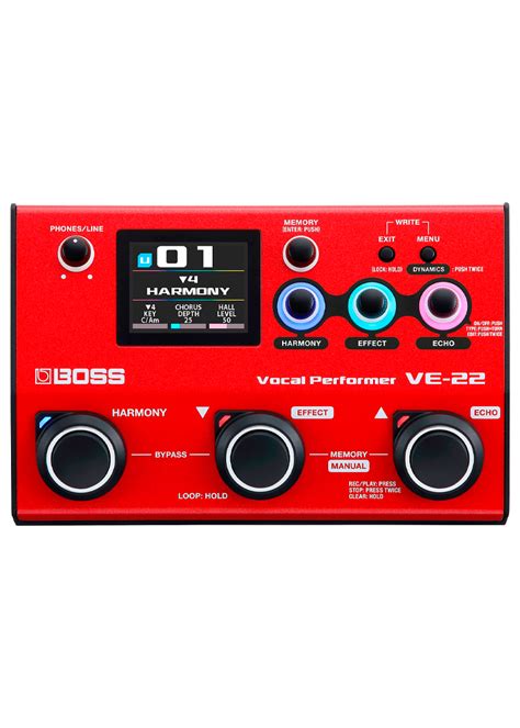 Boss Ve Vocal Performer Effects Processor Music Head Store