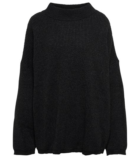 Maison Margiela Ribbed Knit Alpaca Blend Sweater Maison Margiela