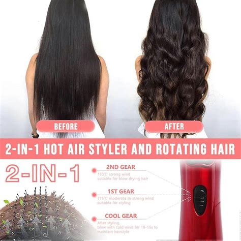 In Hot Air Styler And Rotating Hair Dryer Rotating Hair Dryer Brush Spinning