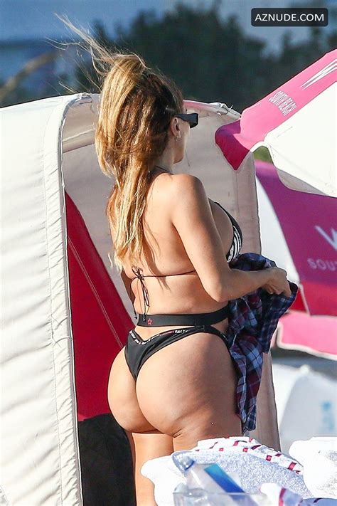 Larsa Pippen Sexy Shows Off Her Curves In A Black Bikini In Miami Aznude