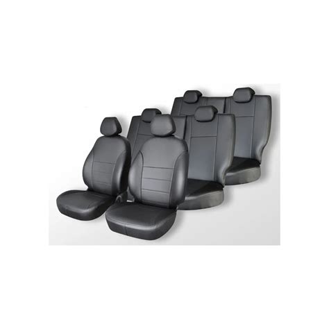 Чехлы на сиденья DEFLY Honda Stepwgn, 2001-2003, 7 мест, экокожа черная ...