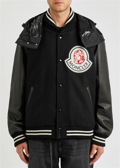MONCLER GENIUS X Billionaire Boys Club Duran wool-blend varsity jacket