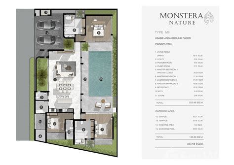 bedroom villa  sale  monstera nature villa  sale  phuket