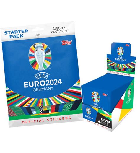 Topps Euro Cromos Starter Pack Caja De Sobres Stickerpoint