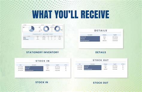 Product Inventory Template in MS Excel, Google Sheets - Download