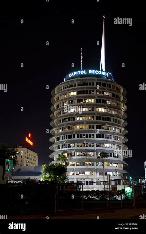 The Capitol Records Building On Hollywood Boulevard Hollywood