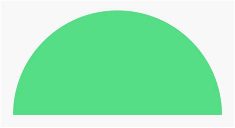 Light Green Semi Circle , Free Transparent Clipart - ClipartKey