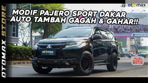 MODIFIKASI PAJERO SPORT DAKAR TAMBAH GAGAH PAKAI VELG LENSO VENOM 5