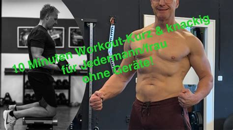 Minuten Workout Ohne Ger Te F R Jedermann Frau Youtube