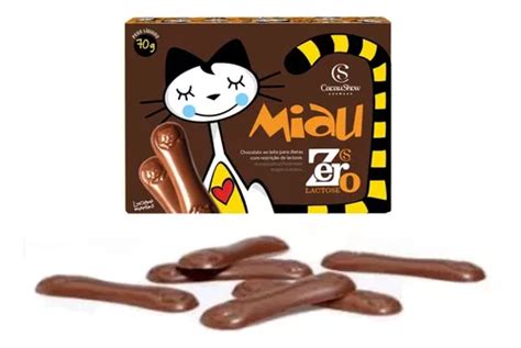 Caixa De Chocolate Ao Leite Miau Zero Lactose Cacau Show G Mercadolivre