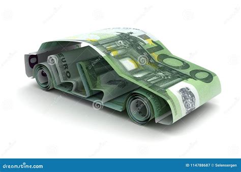 car finance  euro stock illustration illustration  savings