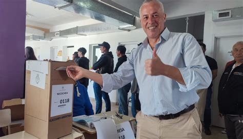 Martín Migueles y su votación Lo importante es que la gente venga a