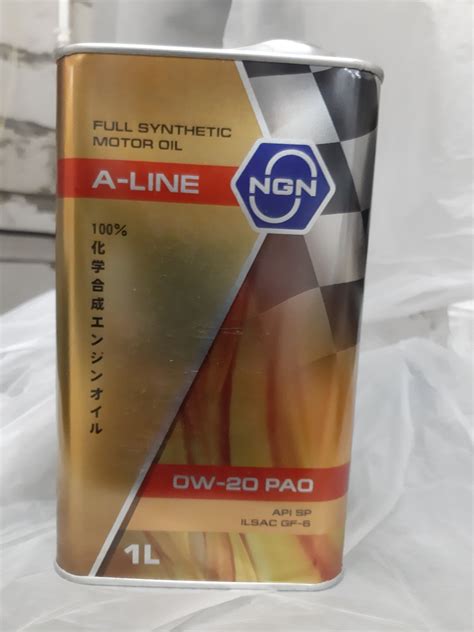 NGN A-Line 0W-20 PAO (API SP, ILSAC GF-6) - NGN - Форум oil-club.ru ...