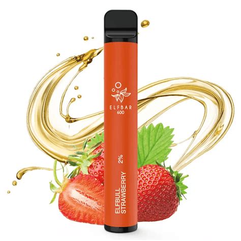 Elfbar Disposable Electronic Cigarette Elfbull Strawberry Mg Ml