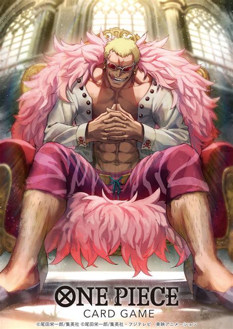 Dai Xt Donquixote Doflamingo One Piece Light Official Art 1boy Abs Blonde Hair Copyright