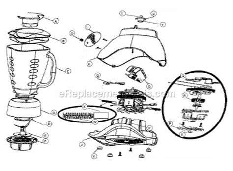 Oster Kitchen Center Parts Diagram