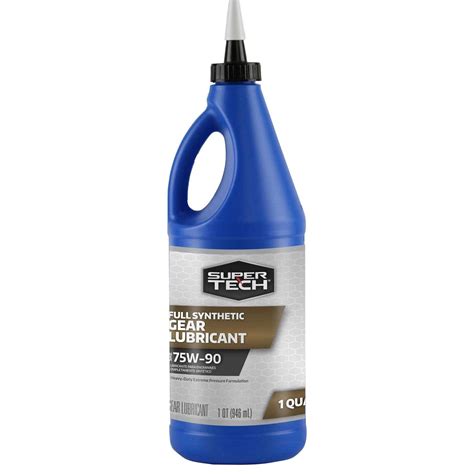 Super Tech Sae 75w 90 Full Synthetic Gear Lubricant Hardwareandtools