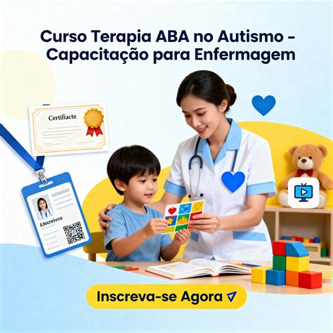 Curso Terapia Aba - Curso Completo de Terapia ABA no Autismo - Guia Cursos Enfermagem